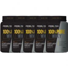 Kit 5X 100% Pure Whey - 900g Chocolate - Probi�tica