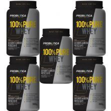 Kit 5X 100% Pure Whey - 900g Cookies And Cream - Probiotica