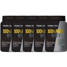 Kit 5X 100% Pure Whey - 900g Iogurte com Coco - Probiotica