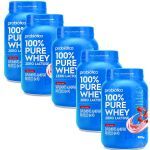 Kit 5X 100% Pure Whey Zero Lactose - Morango 900g - Probi�tica