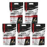 Kit 5X 100% Whey Prime - 900g Refil Leite Condensado - BodyAction