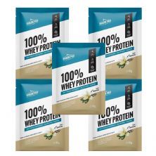 Kit 5X 100% Whey Protein - 1 Sach� 40g Baunilha - Shark Pro