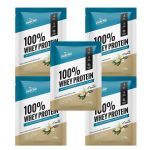 Kit 5X 100% Whey Protein - 1 Sach� 40g Baunilha - Shark Pro