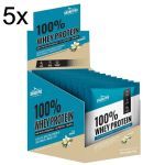 Kit 5X 100% Whey Protein - 10 Sach�s 40g Baunilha - Shark Pro