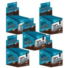 Kit 5X 100% Whey Protein - 10 Sach�s 40g Chocolate - Shark Pro