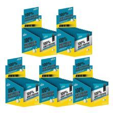 Kit 5X 100% Whey Protein - 10 Sach�s 40g Leitinho - Shark Pro