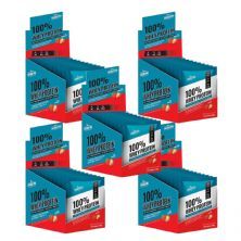 Kit 5X 100% Whey Protein - 10 Sach�s 40g Morango - Shark Pro