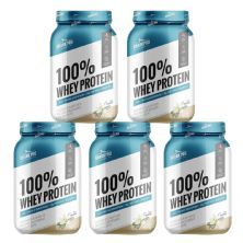 Kit 5X 100% Whey Protein - 900g Baunilha - Shark Pro