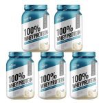 Kit 5X 100% Whey Protein - 900g Chocolate Branco - Shark Pro
