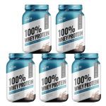 Kit 5X 100% Whey Protein - 900g Chocolate - Shark Pro