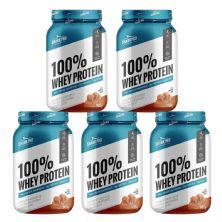 Kit 5X 100% Whey Protein - 900g Doce de Leite - Shark Pro