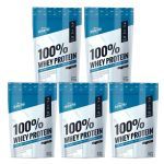 Kit 5X 100% Whey Protein - 900g Refil Cookies - Shark Pro