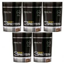 Kit 5X 3 Whey Protein - 825g Chocolate - Probi�tica