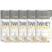 Kit 5X 3 Whey Top Taste - 900g Baunilha - Body Action
