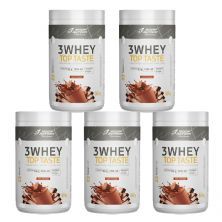 Kit 5X 3 Whey Top Taste - 900g Chocolate - Body Action
