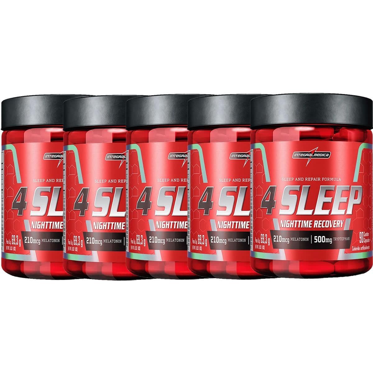 Kit 5X 4 Sleep - 90 C�psulas - IntegralM�dica