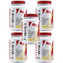 Kit 5X 7 Whey Creamy - 900g Banana - Vitafor