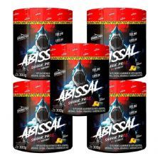 Kit 5X Abissal Pre Workout - 300g Abacaxi - Shark Pro