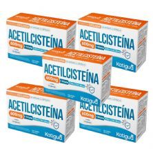 Kit 5X Acetilciste�na 600mg - 16 C�psulas - Katigu�