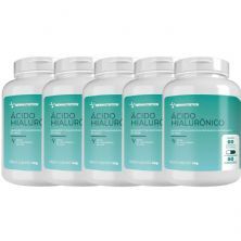 Kit 5X �cido Hialur�nico 150mg - 60 C�psulas - NewNutrition