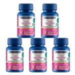 Kit 5X Acido Hialur�nico - 30 C�psulas - Catarinense Nutri��o