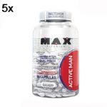 Kit 5X Active Man - 60 C�psulas - Max Titanium