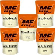 Kit 5X Albu-Muscle Gourmet -  450g Chocolate - MuscleFull