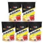 Kit 5X Albumina - 1000g Morango com Banana - X-Lab
