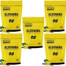 Kit 5X Albumina - 420g Refil Baunilha - Naturovos