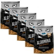 Kit 5X Albumina - 500g Cappuccino - Prote�na Pura