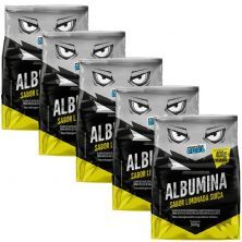 Kit 5X Albumina - 500g Limonada Su��a - Prote�na Pura
