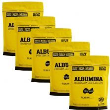 Kit 5X Albumina - 500g Refil Banana - Naturovos