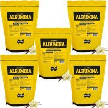 Kit 5X Albumina Refil - 1000g Baunilha - Naturovos