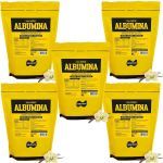 Kit 5X Albumina Refil - 1000g Baunilha - Naturovos