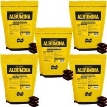 Kit 5X Albumina Refil - 1000g Chocolate - Naturovos
