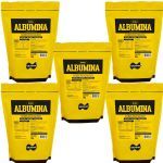 Kit 5X Albumina Refil - 1000g Natural - Naturovos
