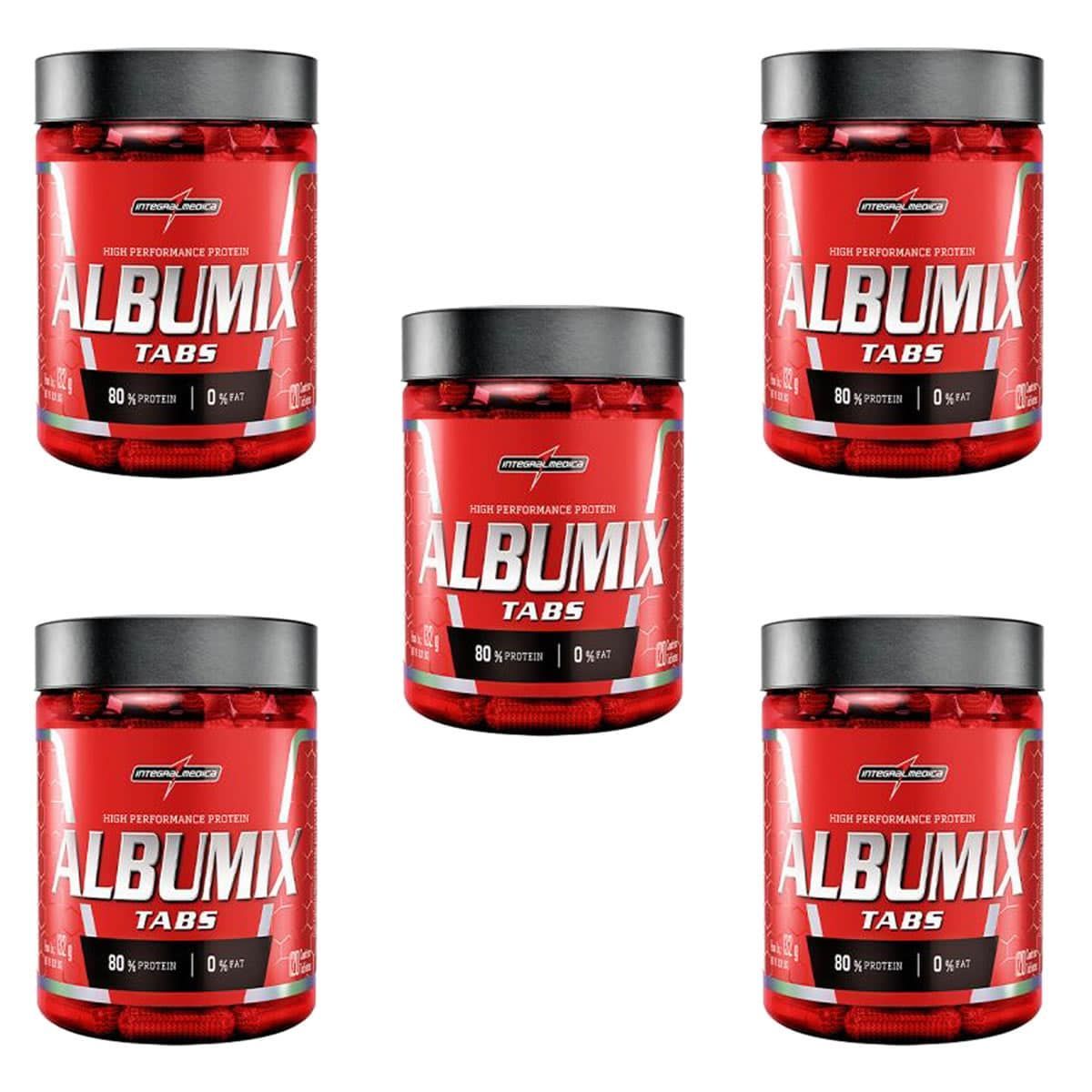 Kit 5X Albumix - 120 Tabletes - IntegralM�dica