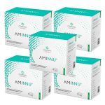 Kit 5X Aminnu - 30 Sach�s 10g Lim�o - Central Nutrition