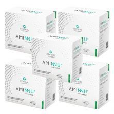 Kit 5X Aminnu Livre de Xilitol - 30 Sach�s 10g Lim�o - Central Nutrition