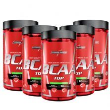 Kit 5X Amino BCAA TOP - 240 C�psulas - IntegralM�dica