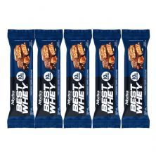 Kit 5X Barra Proteica Best Whey - 1 Barra 35g Peanut Caramel - Atlhetica Nutrition