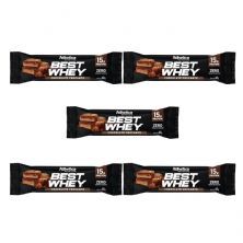Kit 5X Barra Proteica Best Whey - 1 Barra 49g Chocolate Crocante - Atlhetica Nutrition