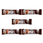 Kit 5X Barra Proteica Best Whey - 1 Barra 49g Leite Cacau e Avel� - Atlhetica Nutrition