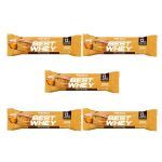 Kit 5X Barra Proteica Best Whey - 1 Barras 49g P�o de Mel - Atlhetica Nutrition