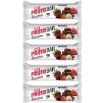 Kit 5X Barra Proto Bar - 1 Unidade de 70g Chocolate Meio Amargo com Recheio de Morango - Nutrata