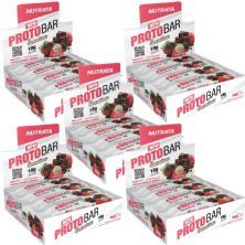 Kit 5X Barra Proto Bar - 8 Unidades de 70g Sensations Chocolate e Morango - Nutrata