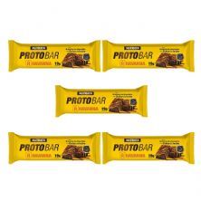 Kit 5X Barra Protobar Whey - 1 Unidade 70g Brownie com Dulce de Leche Havanna - Nutrata
