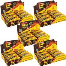 Kit 5X Barra Whey Grego Bar - 12 Unidades de 40g Dulce de Leche Havanna e Morango - Nutrata