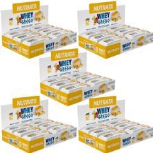 Kit 5X Barra Whey Grego Bar - 12 Unidades de 40g Mouse de Maracuj� - Nutrata