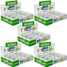 Kit 5X Barra Whey Grego Bar - 12 Unidades de 40g Torta de Lim�o - Nutrata